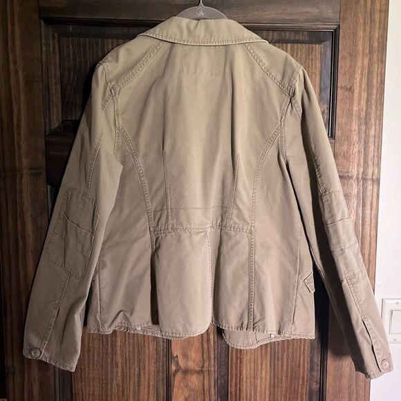 Ruff Hewn Jacket Women’s Size Large Tan - Picture 4 of 4